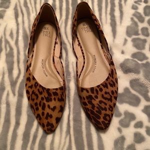 Leopard Pointed Flats